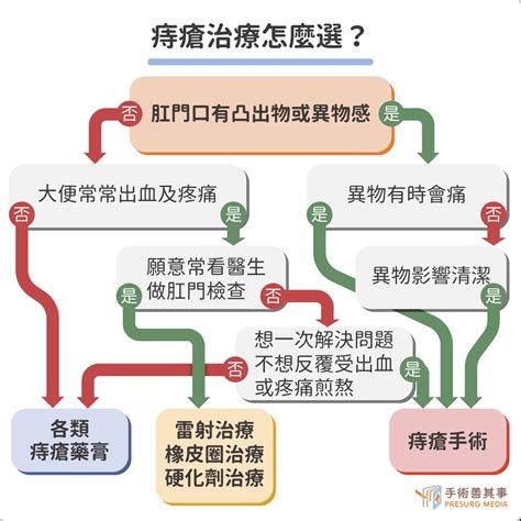 內外痣|痔瘡治療方式怎麼選？外痔與內痔的症狀、治療、術後。